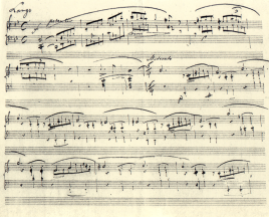 Chopin Ballade Manuscript Opus 23 g minor